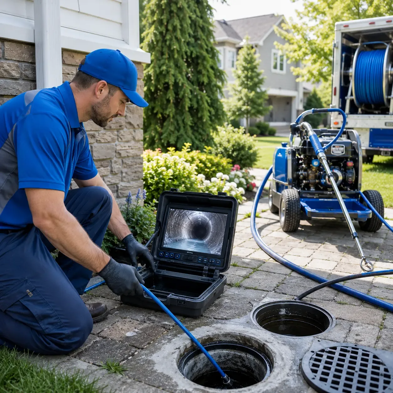 Outdoor drain cleaning professionals serving Monroe, GA